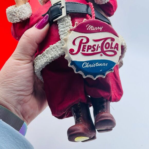 Vintage Clothique Possible Dreams Santa Claus Pepsi Cola Bottle Cap Figure 1989 - Picture 4 of 12